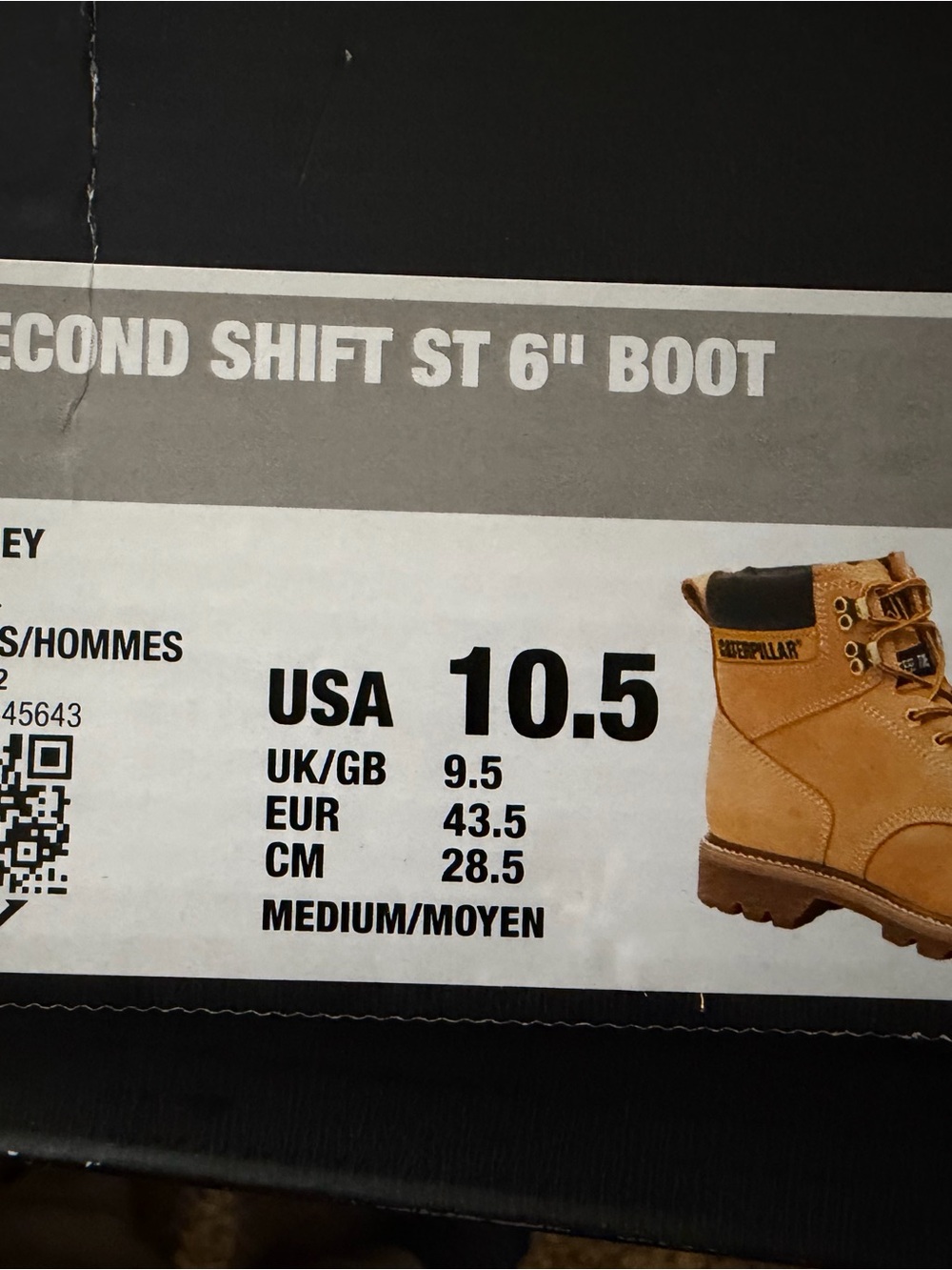 Caterpillar Men's 6" Work Boots in Wheat Brown